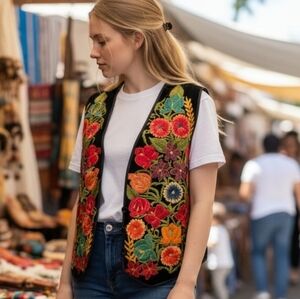 Embroidered Vest Medium